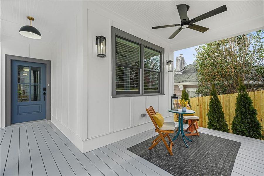 Exterior details and patio area of a home in , Scottdale (Image 25).