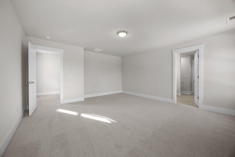 Representative unfurnished interior of a home built from the Doorbells and Sleighbells by Garman Homes in McConnell Ridge, McLeansville (Image 14).