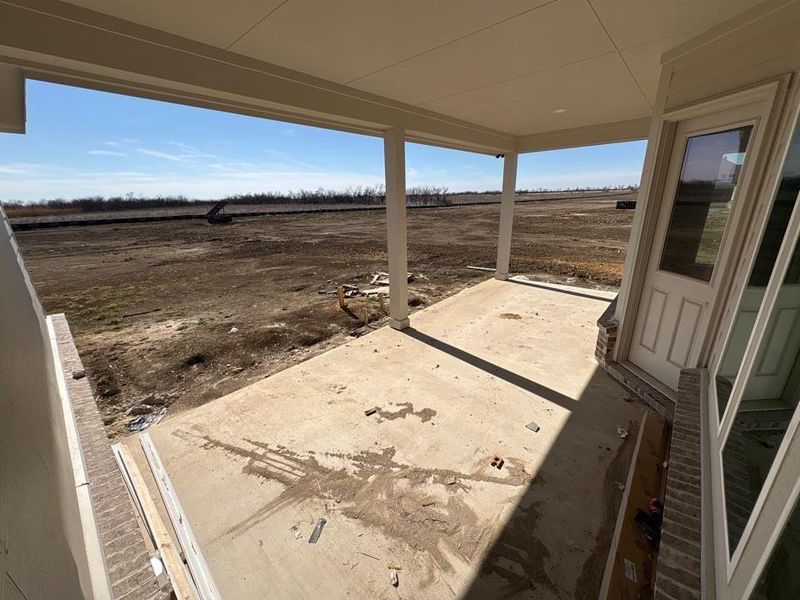 In-progress construction of a new home in Clear Sky Addition, Valley View, TX (Image 3).