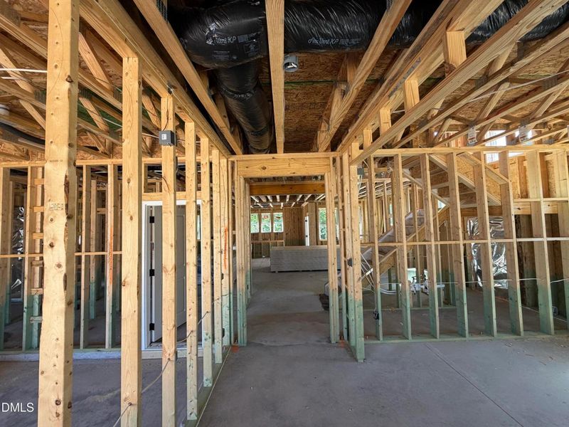 In-progress construction of a new home in Wendell Ridge, Wendell, NC (Image 35).