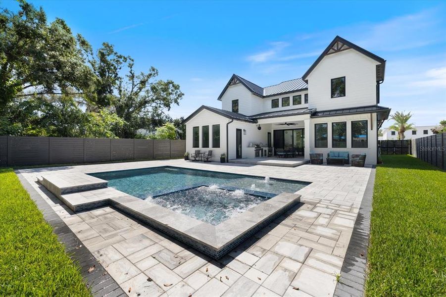 Exterior details and patio area of a home in , Sarasota (Image 26).