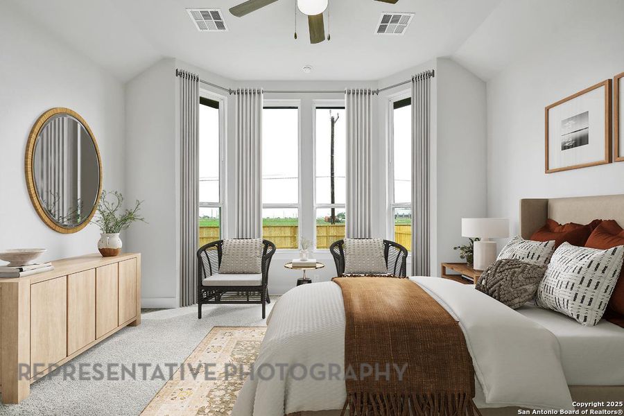 Furnished interior view inside a new home in Alsatian Oaks: 50ft. lots, Castroville (Image 9). Furnished interior view inside a new home in Alsatian Oaks: 50ft. lots, Castroville (Image 9).