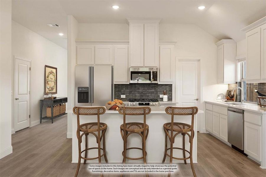 Furnished interior view inside a new home in East Oak Creek 60-65, Commerce (Image 11).