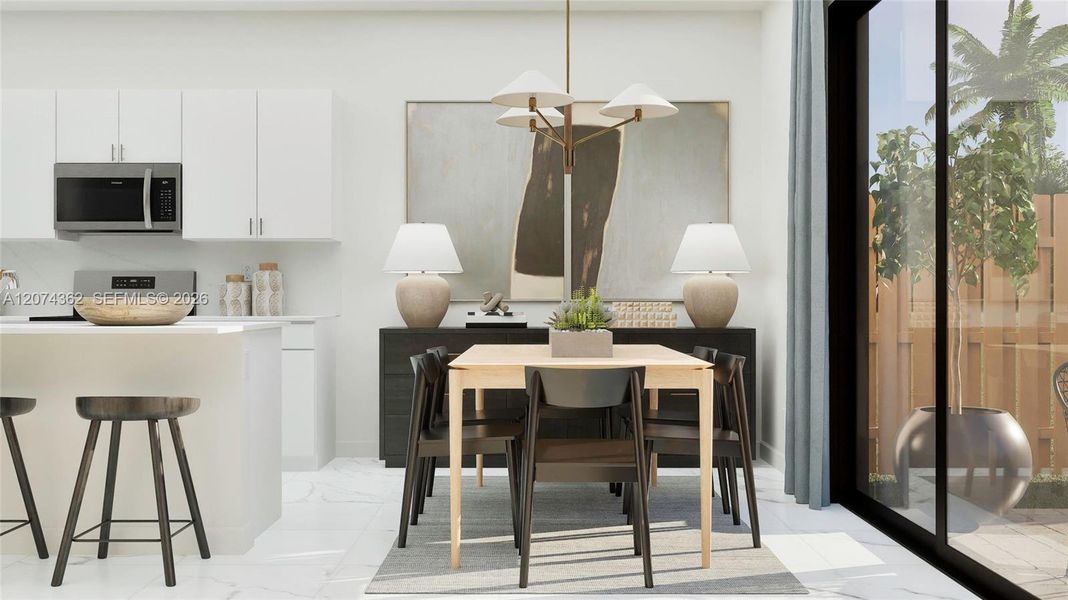 Furnished interior view inside a new home in Solterra, Sunrise (Image 6).