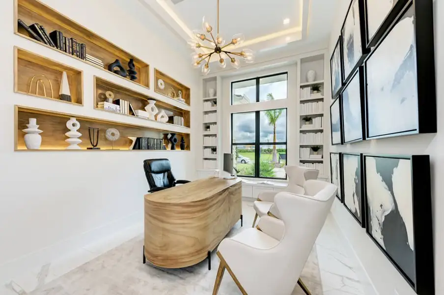Representative furnished interior of a home built from the Solstice by Lee Wetherington Homes in Star Farms, Lakewood Ranch (Image 6).