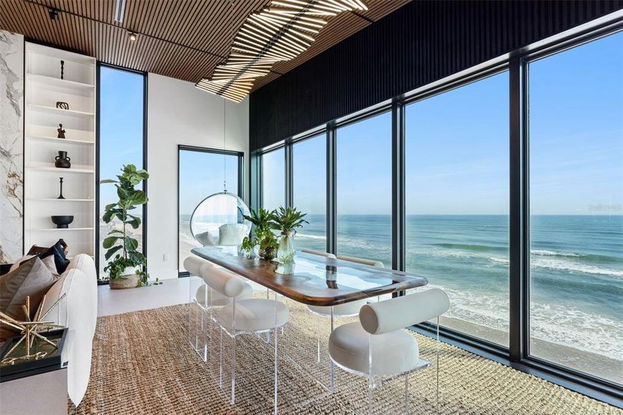 Exterior details and patio area of a home in , New Smyrna Beach (Image 29).