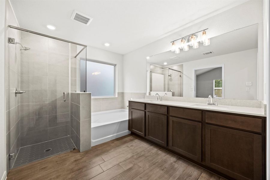 Furnished interior view inside a new home in Enclave at Dobbin, Magnolia (Image 5). Furnished interior view inside a new home in Enclave at Dobbin, Magnolia (Image 5).