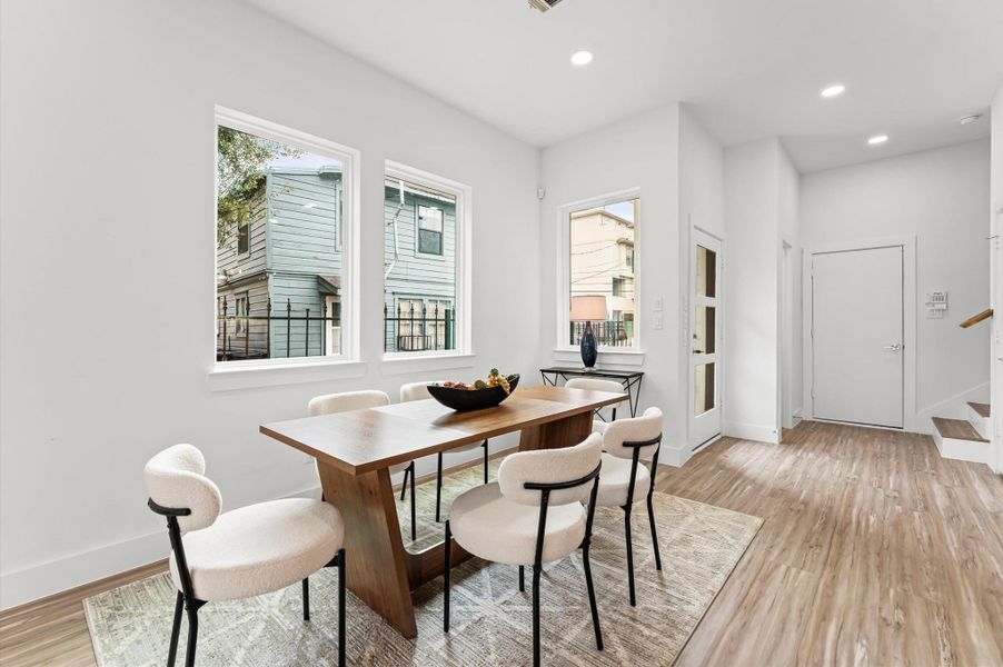 Furnished interior view inside a new home in , Houston (Image 15). Furnished interior view inside a new home in , Houston (Image 15).