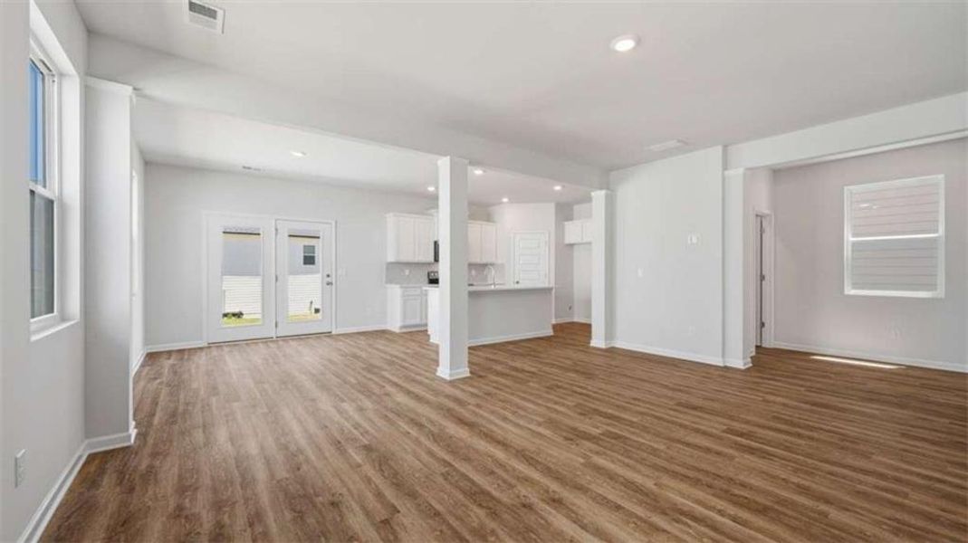 Spacious, unfurnished interior of a new home in Shoal Creek, Hampton (Image 13). Spacious, unfurnished interior of a new home in Shoal Creek, Hampton (Image 13).