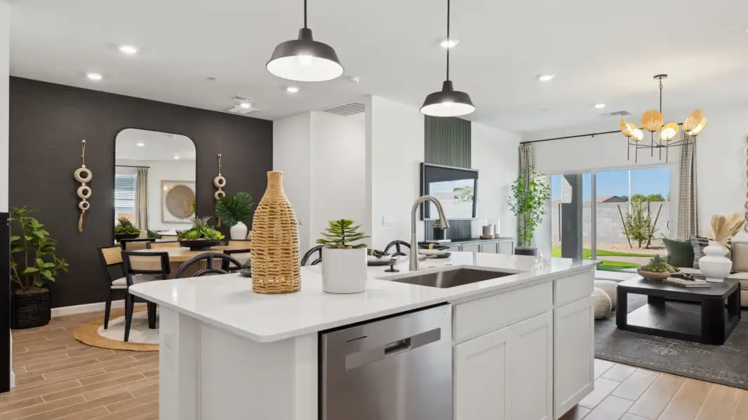 Representative furnished interior of a home built from the Ibis by D.R. Horton in Citrus Pointe, Phoenix (Image 9).