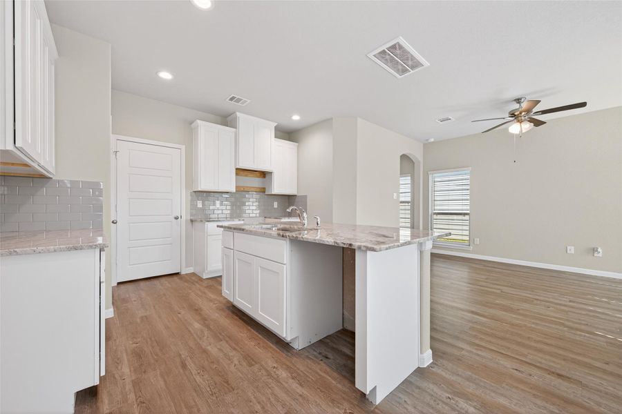 Furnished interior view inside a new home in Woodland Lakes, Huffman (Image 5).