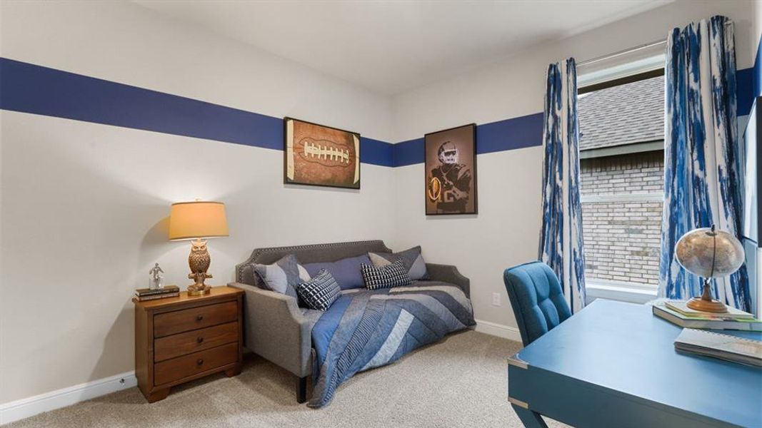 Furnished interior view inside a new home in Bluestem, Rhome (Image 18).