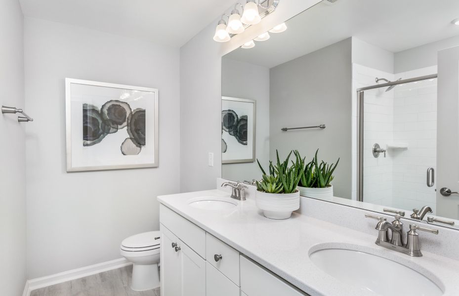Representative furnished interior of a home built from the Hemingway by Pulte Homes in Adam's Preserve, Fairview (Image 14).