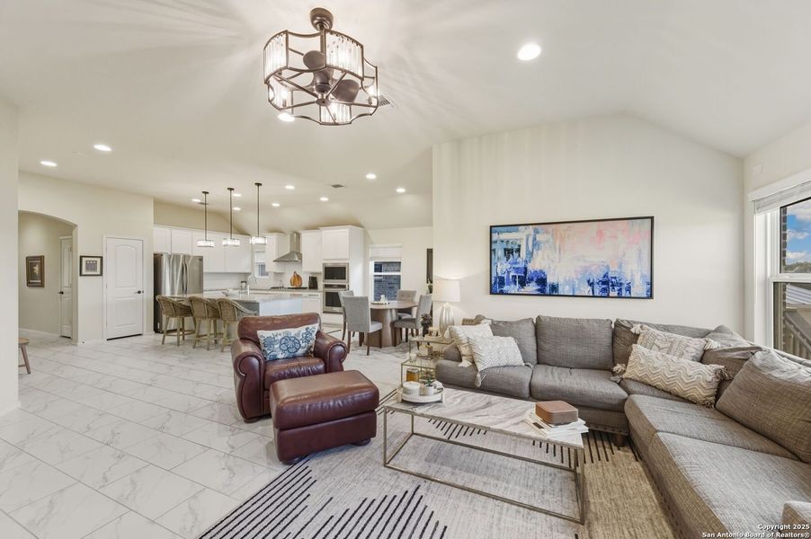Furnished interior view inside a new home in , New Braunfels (Image 5). Furnished interior view inside a new home in , New Braunfels (Image 5).