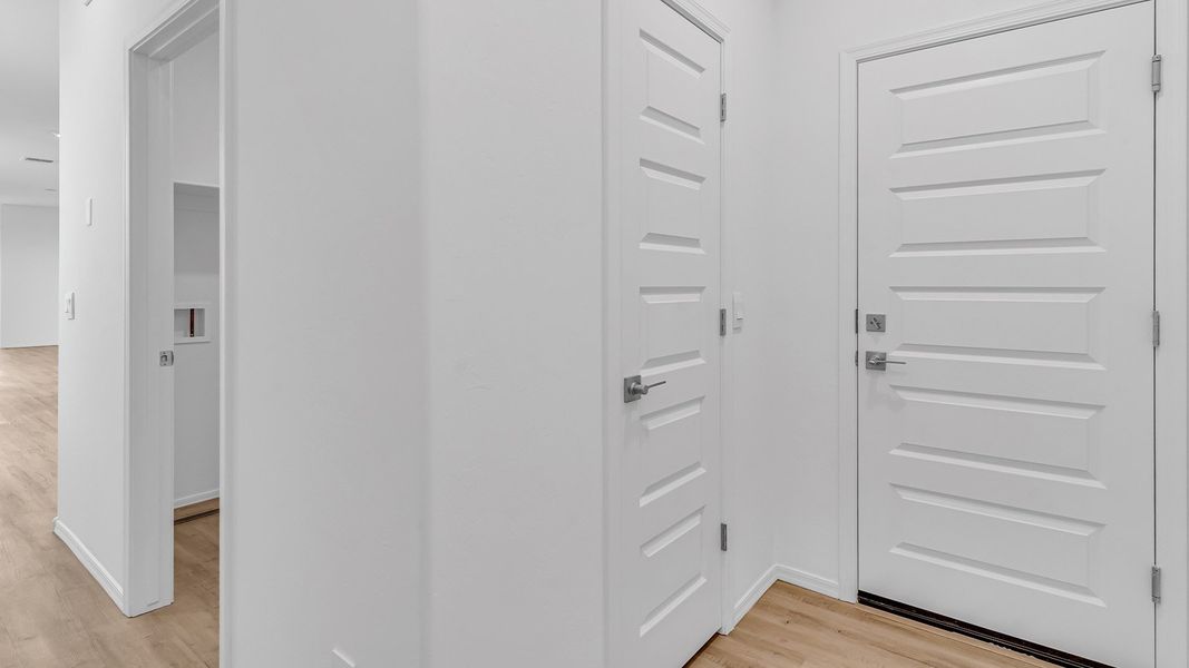 Spacious, unfurnished interior of a new home in Coronet at Gladden Farms, Marana (Image 37). Spacious, unfurnished interior of a new home in Coronet at Gladden Farms, Marana (Image 37).