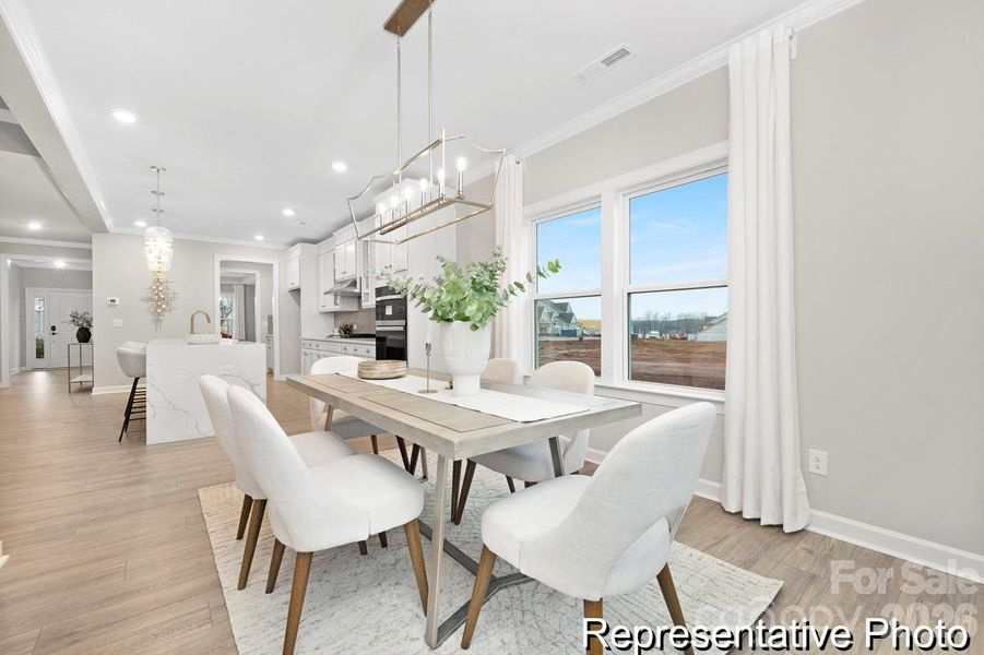 Furnished interior view inside a new home in Huntington Hills, Lincolnton (Image 11).