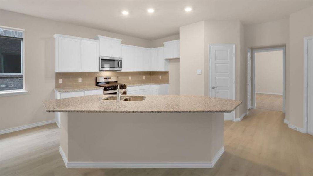 Furnished interior view inside a new home in The Landing at Hidden Lakes, McKinney (Image 3).