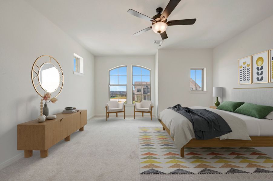 Furnished interior view inside a new home in Walsh Cottage, Fort Worth (Image 6).