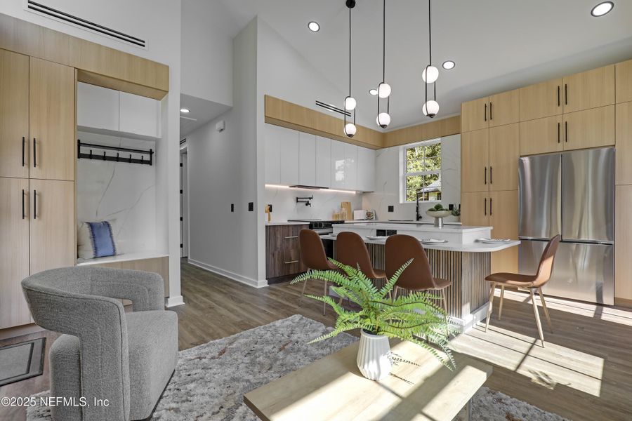 Furnished interior view inside a new home in , Jacksonville (Image 26).