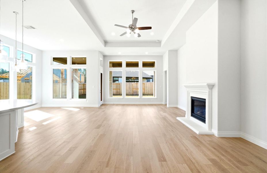 Spacious, unfurnished interior of a new home in The Highlands 55′, Porter (Image 29).