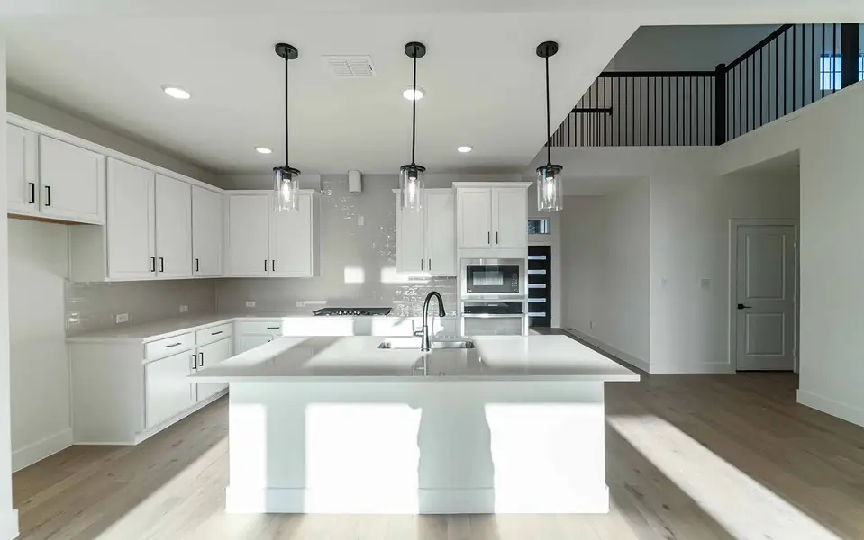 Furnished interior view inside a new home in Santa Rita Ranch, Liberty Hill (Image 6).