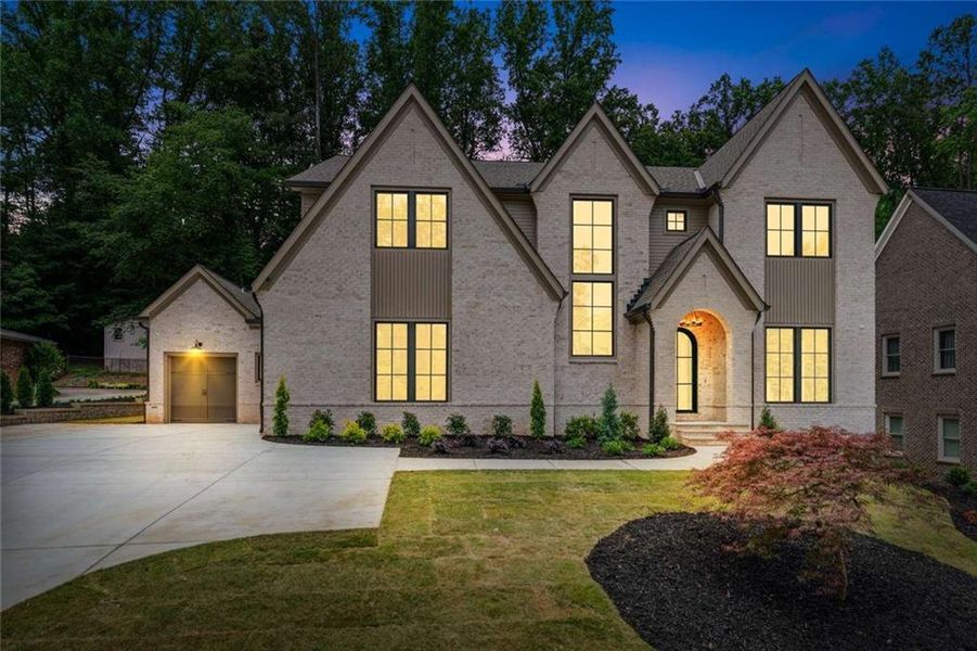 Front exterior of a new home in , Atlanta, GA, highlighting curb appeal (Image 27). Front exterior of a new home in , Atlanta, GA, highlighting curb appeal (Image 27).