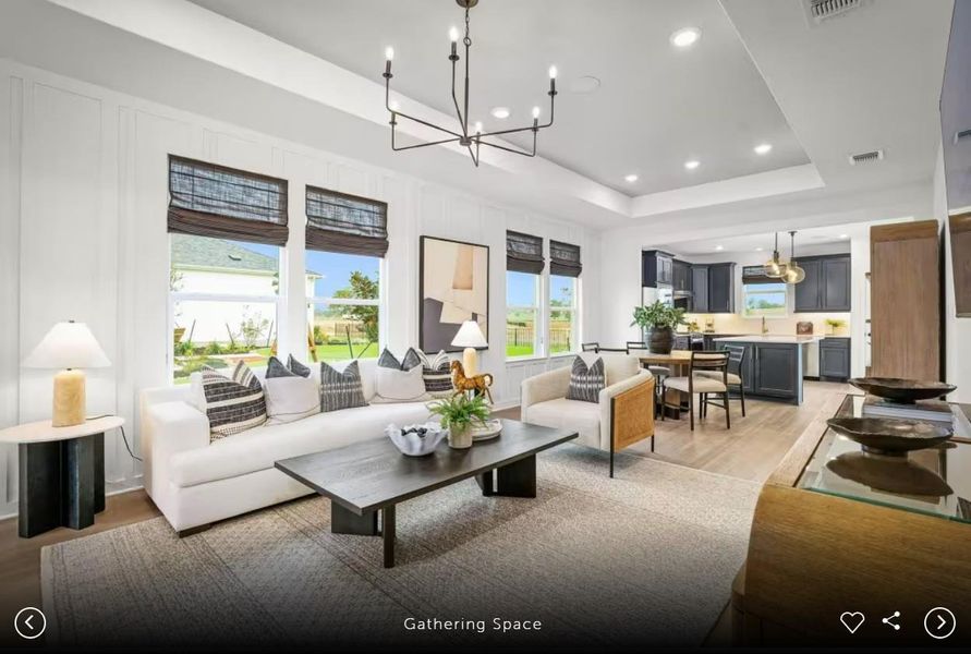 Interior photos- Photo of Del Webb model home with same floor plan, not of actual home listed.