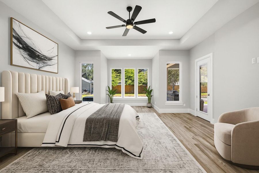 Furnished interior view inside a new home in , Magnolia (Image 11).