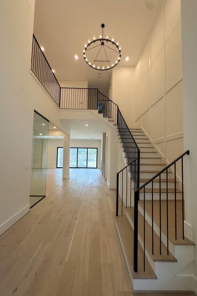 Entry/foyer. Professionally rendered photo from actual photo of home.