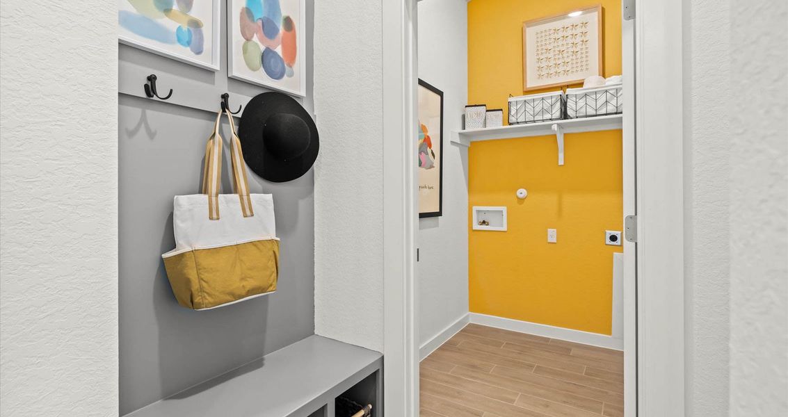 Furnished interior view inside a new home in Meyer Ranch, New Braunfels (Image 29).