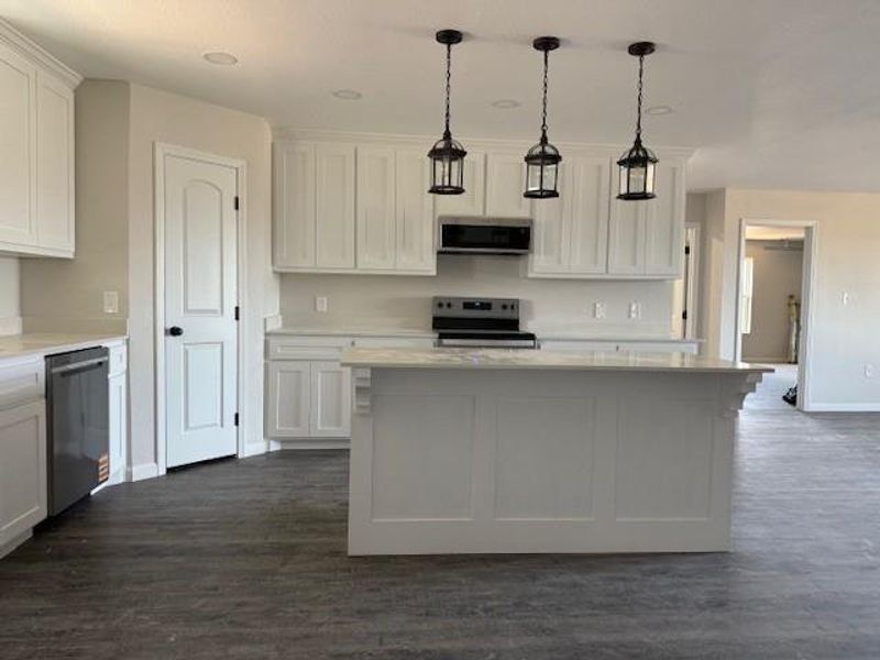 Furnished interior view inside a new home in , Honey Grove (Image 3).