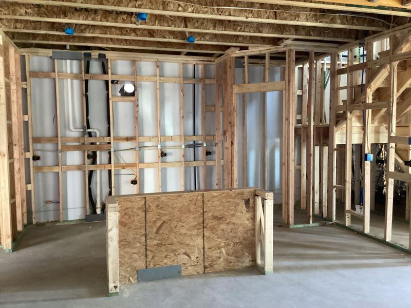 In-progress construction of a new home in The Cottages at Lariat, Liberty Hill, TX (Image 20). In-progress construction of a new home in The Cottages at Lariat, Liberty Hill, TX (Image 20).