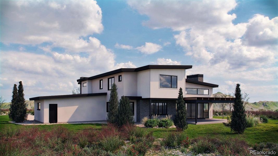 Front exterior of a new home in , Golden, CO, highlighting curb appeal (Image 23).