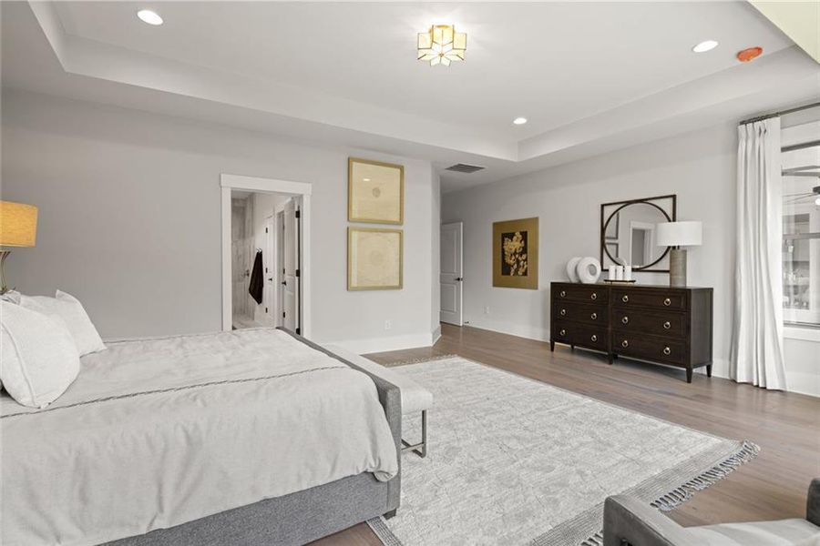 Furnished interior view inside a new home in Soleil Belmont Park, Canton (Image 31).