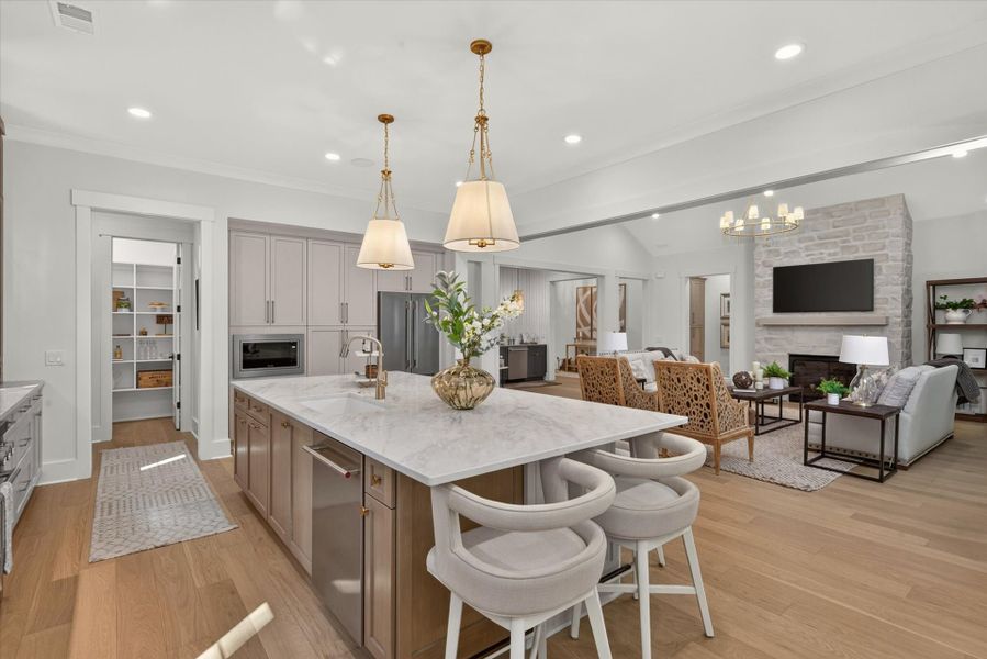 Furnished interior view inside a new home in Riverchase Estates, Lancaster (Image 17).