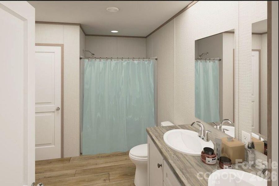 Furnished interior view inside a new home in , Hays (Image 5).