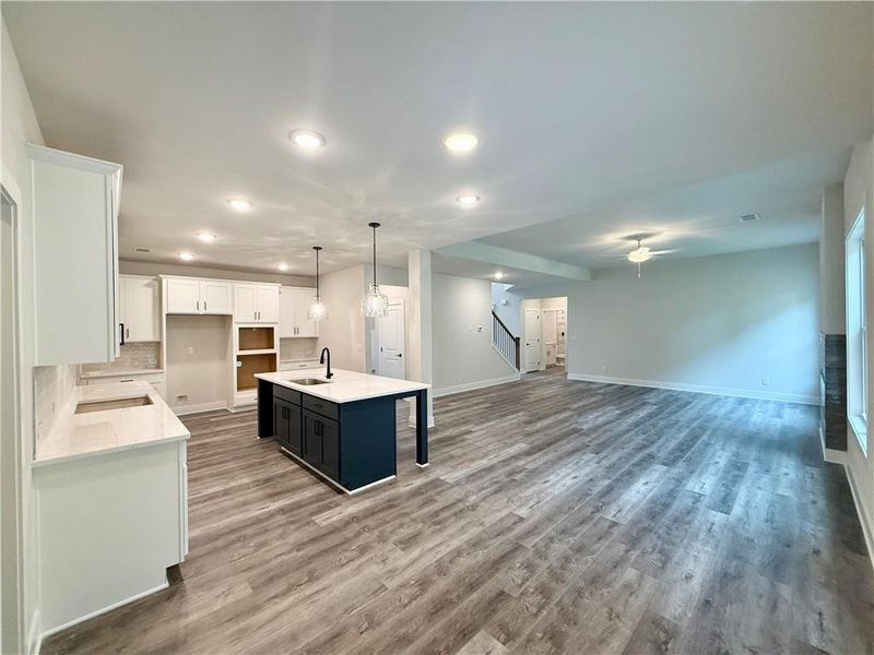 Furnished interior view inside a new home in , Hoschton (Image 11).