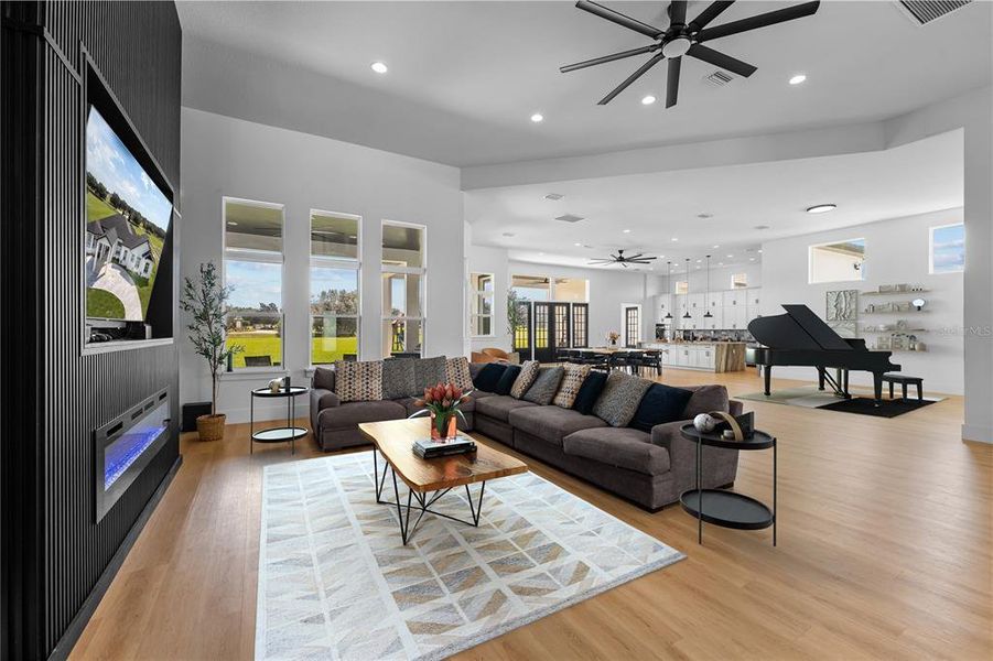 Furnished interior view inside a new home in , Groveland (Image 14).