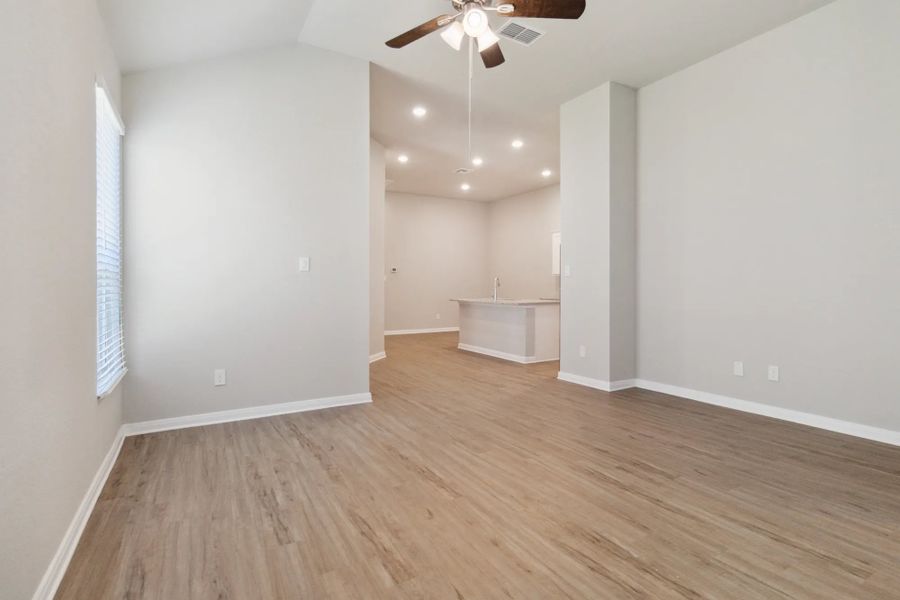 Representative unfurnished interior of a home built from the Duplex 1299 by TwoTen Communities in Emma Park, Buda (Image 16). Representative unfurnished interior of a home built from the Duplex 1299 by TwoTen Communities in Emma Park, Buda (Image 16).