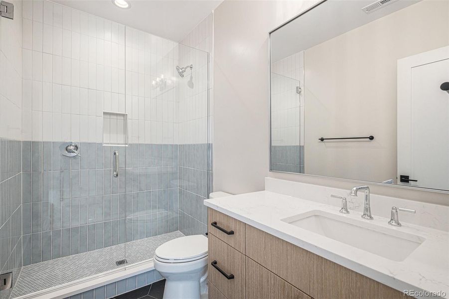 Furnished interior view inside a new home in , Denver (Image 9).