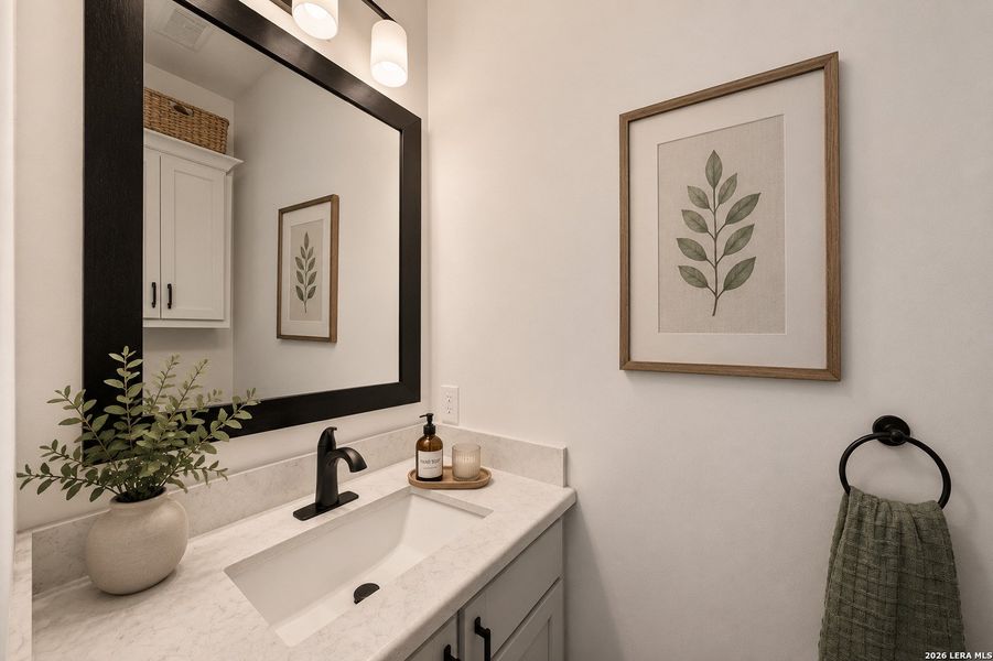 Furnished interior view inside a new home in Ladera, San Antonio (Image 35). Furnished interior view inside a new home in Ladera, San Antonio (Image 35).