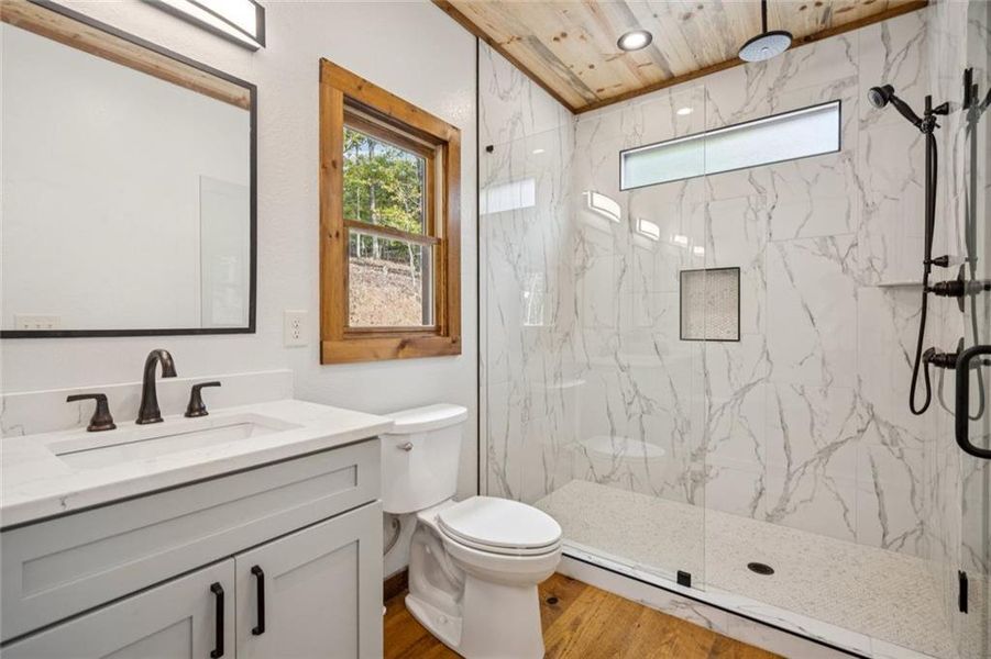 Furnished interior view inside a new home in , Mineral Bluff (Image 18).