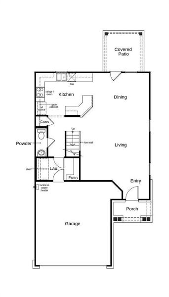 This floor plan features 3 bedrooms, 2 full baths, 1 half bath and over 1,900 square feet of living space.