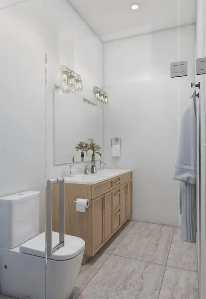 Furnished interior view inside a new home in , Dallas (Image 4).