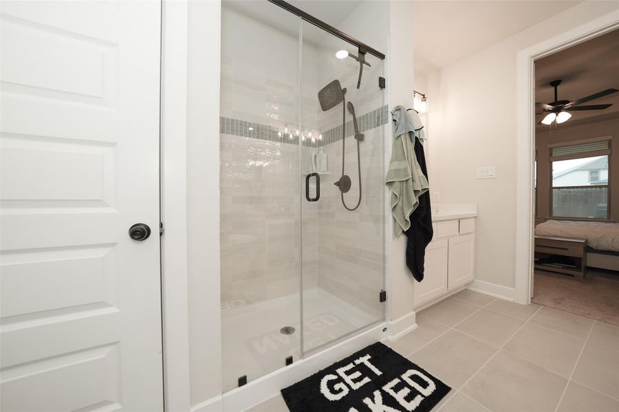 Furnished interior view inside a new home in Elyson, Katy (Image 41).