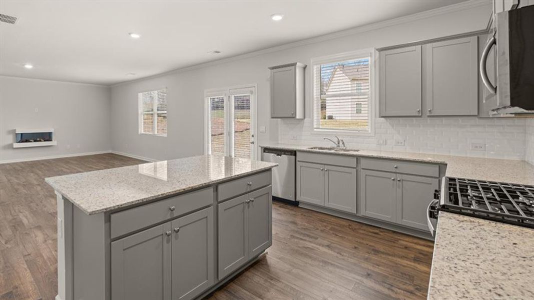 Furnished interior view inside a new home in Braselton Village, Braselton (Image 10). Furnished interior view inside a new home in Braselton Village, Braselton (Image 10).