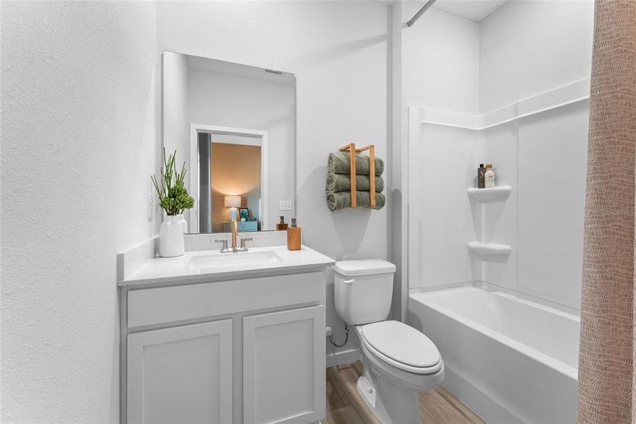 Furnished interior view inside a new home in The Cypress Series at Reserve East, Flagler Beach (Image 10). Furnished interior view inside a new home in The Cypress Series at Reserve East, Flagler Beach (Image 10).