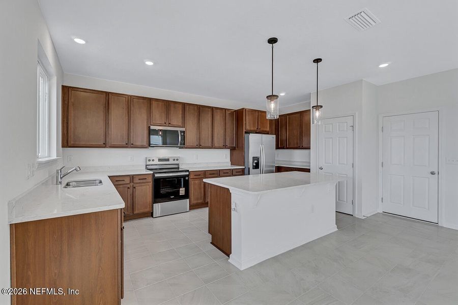 Furnished interior view inside a new home in Panther Creek, Jacksonville (Image 5).