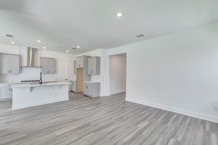 Representative unfurnished interior of a home built from the Faulkner by Rockwell Homes in Northlake at Ovation, Winter Garden (Image 27). Representative unfurnished interior of a home built from the Faulkner by Rockwell Homes in Northlake at Ovation, Winter Garden (Image 27).