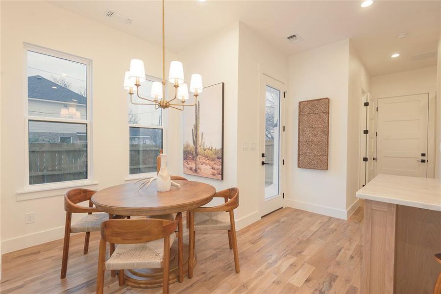 Furnished interior view inside a new home in , McKinney (Image 9). Furnished interior view inside a new home in , McKinney (Image 9).